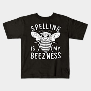 Spelling is my beezness Kids T-Shirt